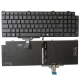 Tastatura Laptop, Dell, Pro Max 16 MC16255, P136F, P136F002, iluminata, neagra, layout US