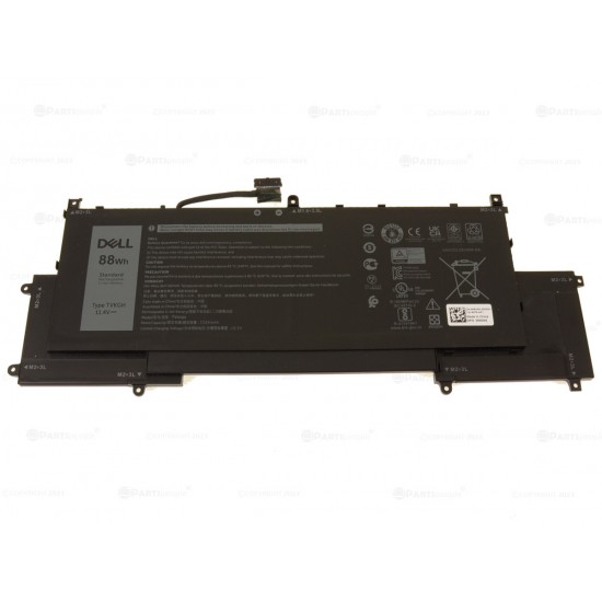 Baterie Laptop 2-in-1, Dell, Latitude 9520, P95F, P95F002, TVKGH, 11.4V, 7334mAh, 88Wh