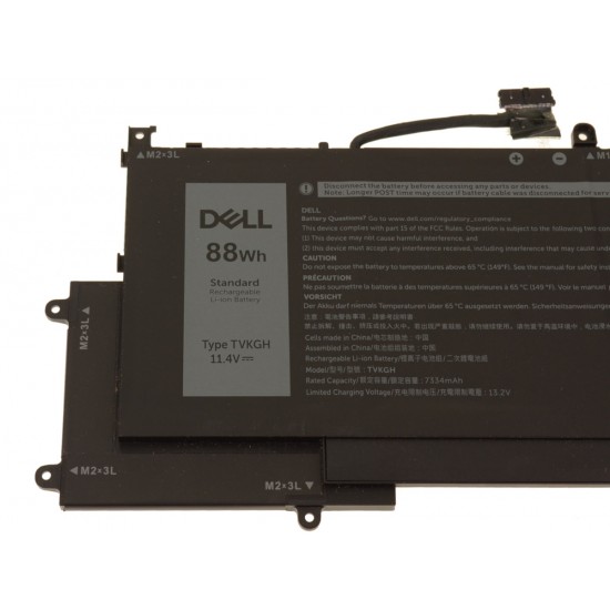 Baterie Laptop 2-in-1, Dell, Latitude 9520, P95F, P95F002, TVKGH, 11.4V, 7334mAh, 88Wh