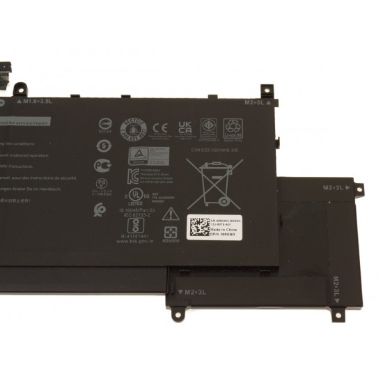 Baterie Laptop 2-in-1, Dell, Latitude 9520, P95F, P95F002, TVKGH, 11.4V, 7334mAh, 88Wh