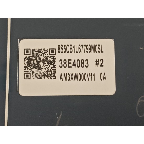 Capac Display Laptop, Lenovo, IdeaPad Slim 5 14IRL8 Type 82XD, 5CB1L67799, AM3XW000V11, OLED, IR Camera, albastru