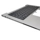 Carcasa superioara cu tastatura palmrest Laptop, HP, EliteBook 665 G11, N95987-001, 3AD520000, 3BD520000, iluminata, argintie, layout US