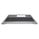 Carcasa superioara cu tastatura palmrest Laptop, HP, EliteBook 665 G11, N95987-001, 3AD520000, 3BD520000, iluminata, argintie, layout US