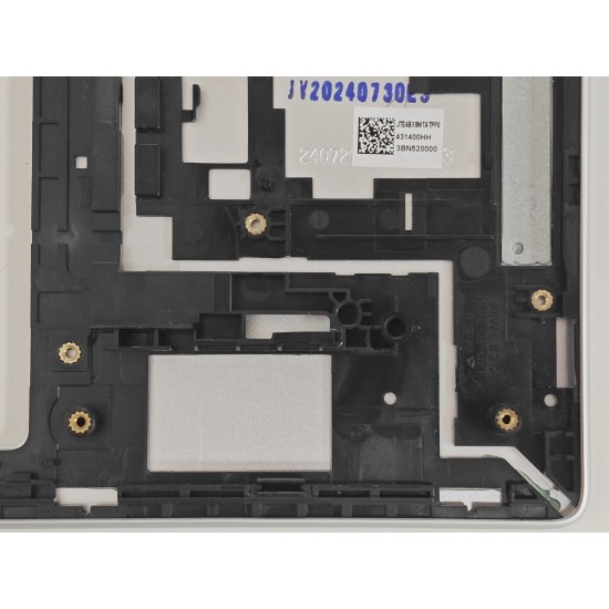 Carcasa superioara cu tastatura palmrest Laptop, HP, EliteBook 665 G11, N95987-001, 3AD520000, 3BD520000, iluminata, argintie, layout US