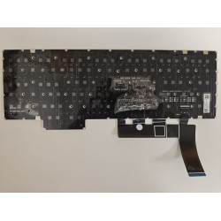 Tastatura Laptop, Lenovo, Legion Pro 5 16IRX10 Type 83NN, iluminata, RGB Per Key, 24 pini, alba, layout US