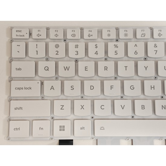 Tastatura Laptop, Lenovo, Legion Pro 5 16IAX10 Type 83F3, iluminata, RGB Per Key, 24 pini, alba, layout US