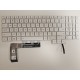 Tastatura Laptop, Lenovo, Legion 5 15IRX10 Type 83LY, iluminata, conector 4 pini, alba, layout US