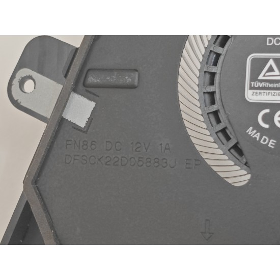 Cooler procesor Laptop Gaming, Asus, ROG Zephyrus Duo 15 SE GX551Q, GX551QM, GX551QS, GX551QR, 13NR04N0P02011, DFSCK22D05883J-FN86, 6033B0091201, 12V, 1A, CPU