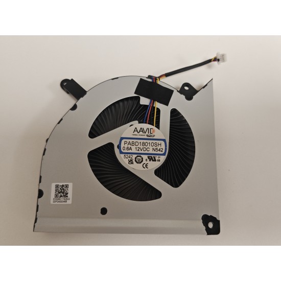 Cooler procesor Laptop Gaming, MSI, CreatorPro X18 HX A14VMG, A14VKSG, MS-1822, PABD18010SH-N542, N518, N531, E330402880B22, 12V, 0.6A, CPU