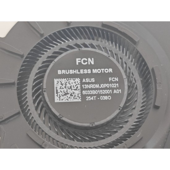 Cooler procesor Laptop Gaming, Asus, TUF A16 FA608P, FA608PM, FA608PP, 13NR0MJ0P01011, DFS5M22S05K875, F24279, 6033B0152001, 5V, 1A, CPU