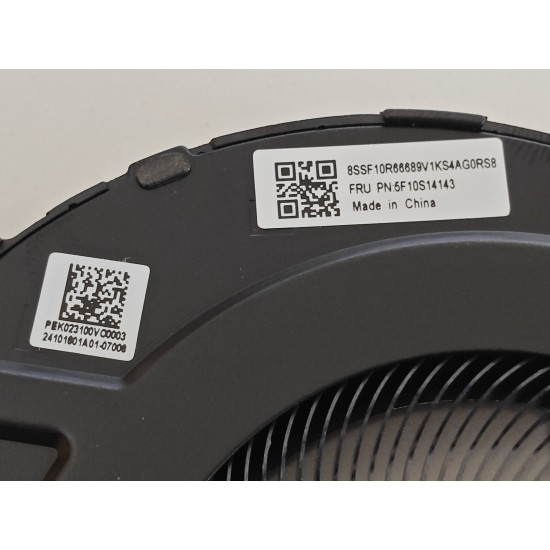 Cooler Laptop, Lenovo, ThinkBook 14 G6 ABP Type 21KJ, 5F10S14143, BN8509S5H-003P, HYM023100VO0013, B8507ASHNF2300TN, 023.100VO.0003, 5V, 0.5A