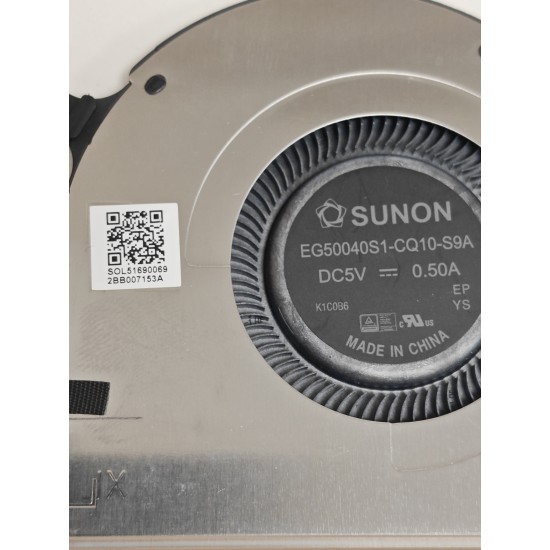 Cooler placa video Laptop, Huawei, MateBook X Pro MRGFG-32, EG50040S1-CQ10-S9A, SOL51690069, ND75C78-21A02, 5V, 0.5A, GPU