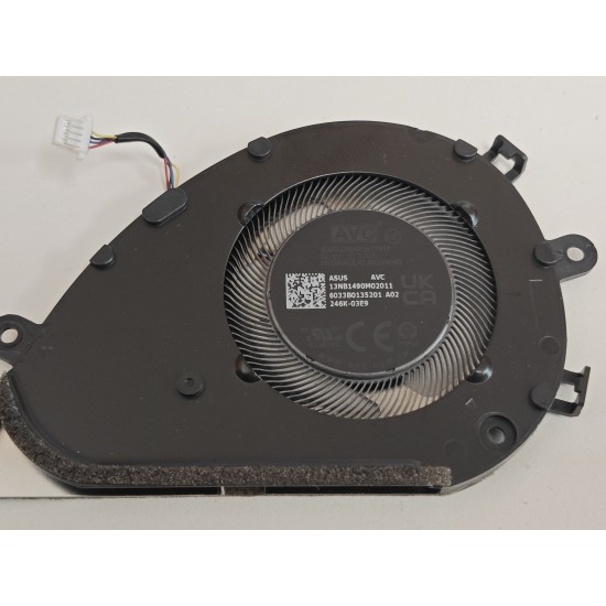 Cooler procesor Laptop, Asus, VivoBook S16 S5606C, S5606CA, S5606K, S5606KA, S5606M, S5606MA, S5606U, S5606UA, S5606W, S5606WA, 13NB1490M02011, BAPA0905R5HY011, 6033B0135201, 5V, 0.5A, CPU