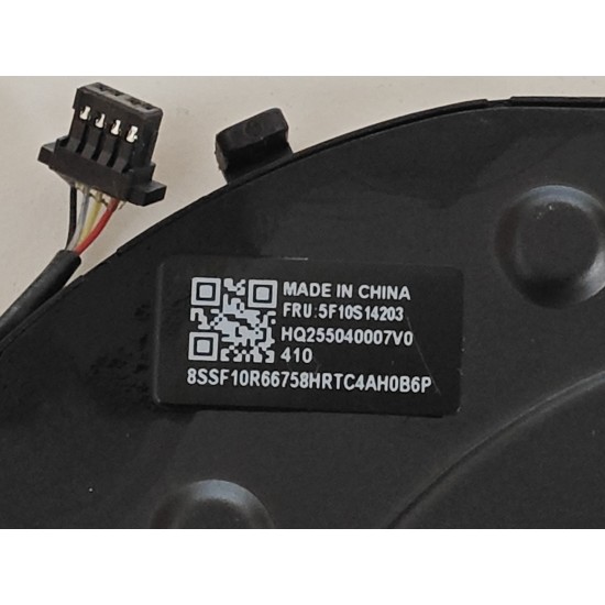 Cooler Laptop, Lenovo, IdeaPad Slim 5 14IRH10R Type 83J0, 5F10S14203, BNA107S5H-N00P, HQ255040007V0, 5V, 0.45A