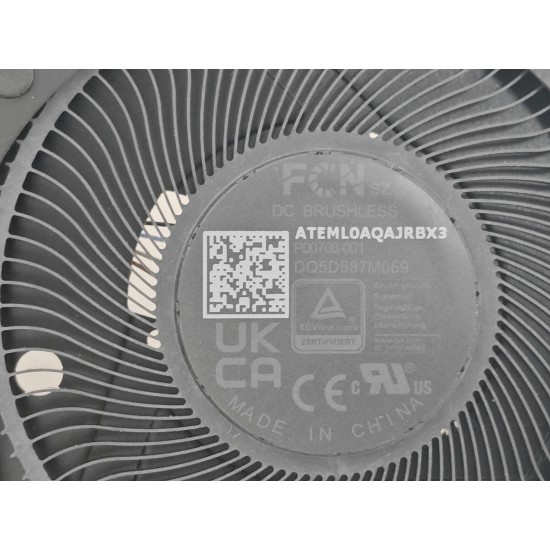 Cooler compatibil Laptop, HP, EliteBook 640 G11, 645 G11, ND75C39-23H04, DQ5D587M067, 5V, 0.50A