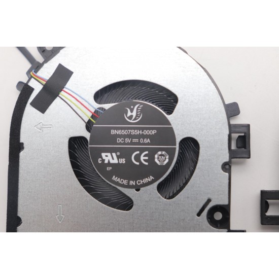 Cooler procesor Laptop, ThinkBook 14 G6+ IMH Type 21LD, 5F10S14282, 5F10S14283, 5F10S14149, 5F10S14150, BN7508S5H-008P, BN6507S5H-000P, DC28001A0U0, DC280017NU0, BAPA0608R5HY005, DC28001A0V0, 5V, 0.6A, CPU