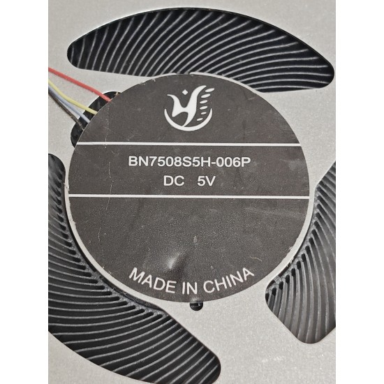 Cooler procesor Laptop, Lenovo, ThinkBook 5F10S14151, 5F10S14152, 5F10S14170, 5F10S14284, 5F10S14285, 5F10S14286, BN7508S5H-007P, DC280019ZU0HAY1, 5V, 0.6A, CPU