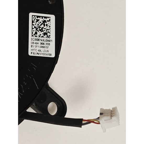 Cooler procesor Laptop, Lenovo, ThinkBook 16 G6+ ATP 21MT, 5F10S14168, 5F10S14169, BN7508S5H-008P, DC28001A9U0HAY1, 5V, 0.6A, CPU