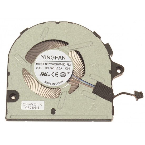 Cooler Laptop, Dell, Latitude 3340, P167G, P167G001, PKD9P, 0PKD9P, DFS5K12B15E6AE-FQ72, 023.100TY.0001, NB700805HHT4B01F52, 023.100TY.0011, 5V, 0.5A