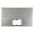 Carcasa superioara cu tastatura palmrest Laptop, Asus, ZenBook 15 UX533F, UX533FD, UX533FN, UX533FTC, 90NB0JX2-R31UI0, 90NB0JX2-R31UA0, 90NB0JX2-R31US0, 13NB0JX2AM0241, 13N1-62A0A41, UX533FD-2S, iluminata, argintie, layout US