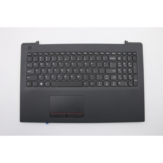 Carcasa superioara cu tastatura palmrest Laptop, Lenovo, IdeaPad V110-15ISK Type 80TL, 5CB0L78358, 460.08B03.0008, neagra, layout US