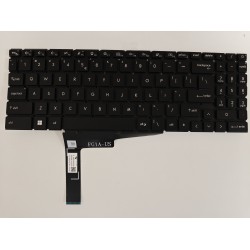 Tastatura Laptop Gaming, MSI, 15H C13M, MS-15H4, iluminata, RGB Per Key, 40 pini, neagra, layout US