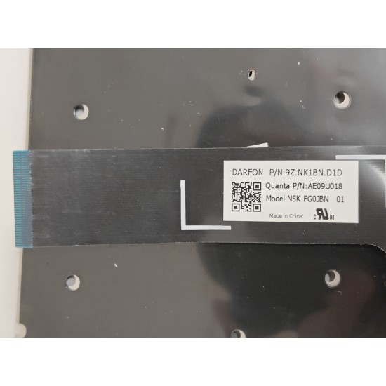 Tastatura Laptop Gaming, MSI, 15H C13M, MS-15H4, iluminata, RGB Per Key, 40 pini, neagra, layout US