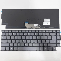 Tastatura Laptop, Lenovo, Yoga 9 14IRP8 Type 83B1, iluminata, gri, layout US