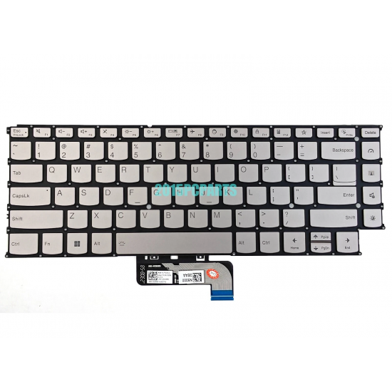 Tastatura Laptop, Lenovo, Yoga 9 14IRP8 Type 83B1, iluminata, argintie, layout US