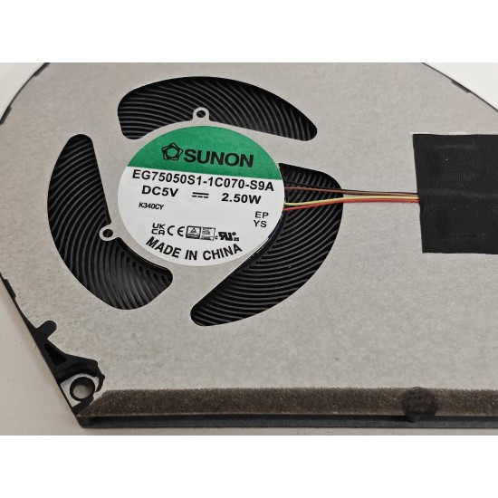 Cooler Laptop, Acer, Aspire 3 A314-42P, 23.KJAN7.001, EG75050S1-1C070-S9A, DC280012US0, 5V, 0.5A