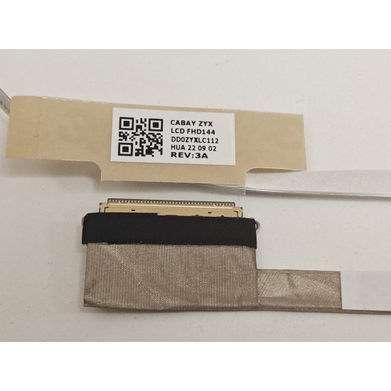 Cablu video LVDS Laptop Gaming, Acer, Aspire 7 A715-51G, 50.QGCN7.007, DD0ZYXLC100, DD0ZYXLC112, CABAY ZYX LCD FHD144, 144Hz, 40 pini