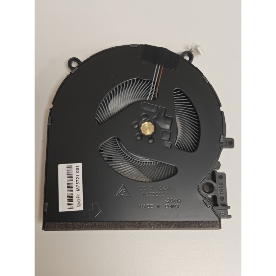 Cooler procesor Laptop, HP, Victus 16-D, 16-E, TPN-Q263, TPN-Q264, EG75070S1-C700-S9A, M75720-001, 60W, RTX 3050, 5V, 0.6A, 3.00W, CPU