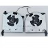 Set coolere Laptop, Lenovo, Legion 5-17ITH6 Type 82JN, 5H40S20366, DFS5K22305283A, FNK7, DFS5K22115371G, FNK8, 5V, 0.5A