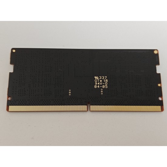 Memorie ram Laptop Crucial 16GB, DDR5, 1Rx8, 4800Mhz, PC5-4800B, CT16G48C40S5, PC5-38400, CL40, 1.1V, Non-ECC, sodimm, 262 pini