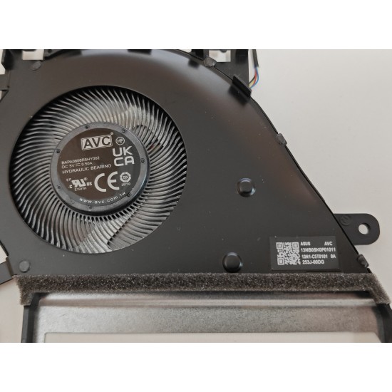 Cooler Laptop, Asus, VivoBook 15 F513E, F513EA, F513EP, 13NB0SK0P01011, BAPA0806R5HY002, 13N1-C5T0101, 5V, 0.50A