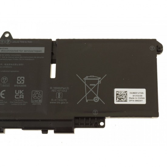 Baterie Laptop, Dell, Latitude 7350, P178G, P178G001, P178G002, 66DWX, 11.4V, 4878mAh, 57Wh