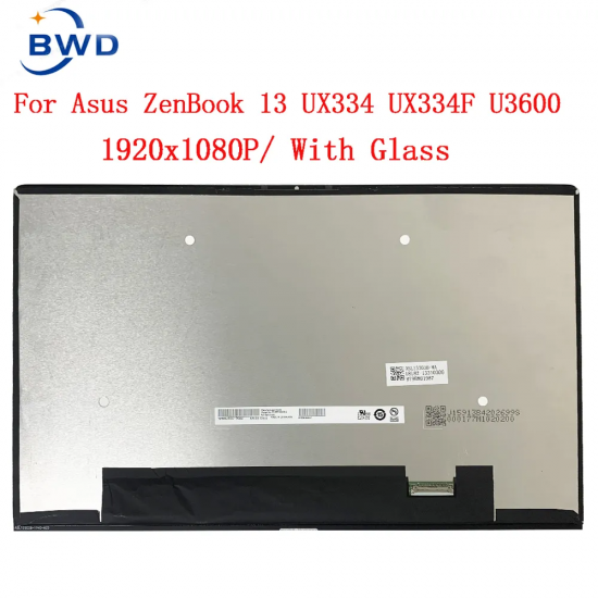 Ansamblu Display cu sticla de protectie Laptop, Asus, ZenBook 13 UX333F, UX333FLC, B133HAN05.C, 13.3 inch, FHD, 1920x1080, non touch, 30 pini