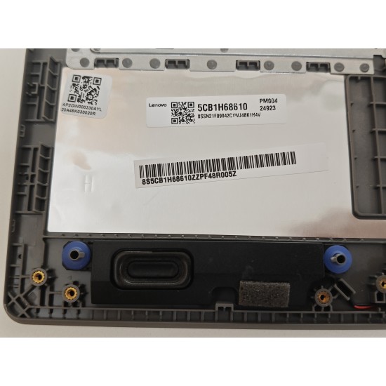 Carcasa superioara cu tastatura palmrest Laptop, IdeaPad 1 14ALC7 Type 82R3, 5CB1H68610, AP2GW000330, AM2GW000100, Cloud Grey, non finger, argintie, layout US