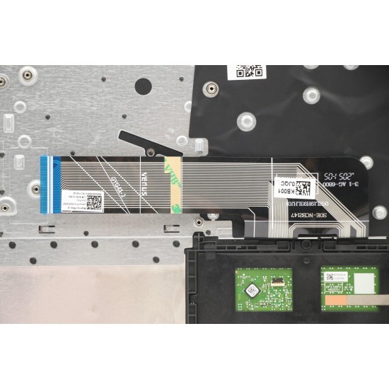 Carcasa superioara cu tastatura palmrest Laptop, Lenovo, V14 G2 IJL Type 82QX, 5CB1B96412, AP2ER000400, EC21R000400, ET21M000300, Iron Grey, layout US