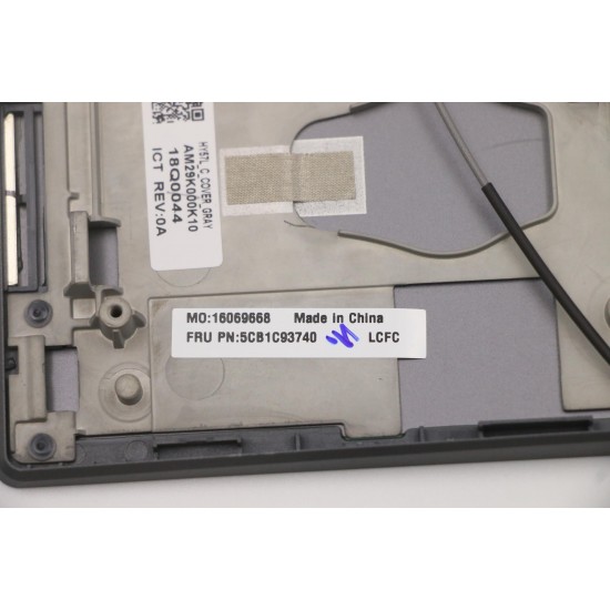 Carcasa superioara cu tastatura palmrest Laptop, Legion S7-15ACH6 Type 82K8, 5CB1C93740, AM29K000K10, AM29K000M00, HY57L, iluminata, gri, layout US