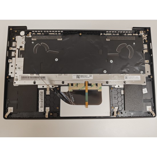 Carcasa superioara cu tastatura palmrest Laptop, ThinkBook 14s G2 ITL Type 20VA, 5CB1C19317, 460.0M404.0001, LV554, iluminata, neagra, layout US