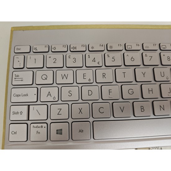 Carcasa superioara cu tastatura palmrest Laptop, Asus, ZenBook 13 UX325J, UX325JA, 90NB0QY2-R30UK0, 90NB0SL2-M00EC0, HQ207209320000, UX325JA-2P, iluminata, Liliac, layout UK