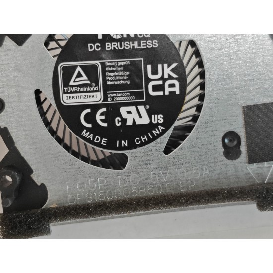 Cooler procesor consola portabila Asus, ROG Ally RC71L, NR2301L, 13NR0GY0M02011, DFS150305B60T-FQ5P, 6033B0124601, 5V, 0.5A, CPU