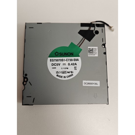 Cooler Laptop, Dell, Precision 7680, P114F, P114F002, DV704, 0DV704, MFWHG, 0MFWHG, EG75070S1-C730-S9A, MG75090V1-C310-S9A, DC28000Y3SL, DC28000Y4SL, 5V, 0.42A