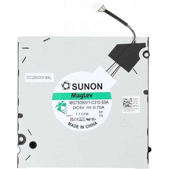 Cooler Laptop, Dell, Precision 7680, P114F, P114F002, DV704, 0DV704, MFWHG, 0MFWHG, EG75070S1-C730-S9A, MG75090V1-C310-S9A, DC28000Y3SL, DC28000Y4SL, 5V, 0.42A