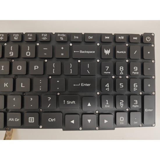Tastatura Laptop Gaming, Acer, Predator Helios Neo 16 AI PHN16-73, N25Q4, iluminata, RGB, layout US