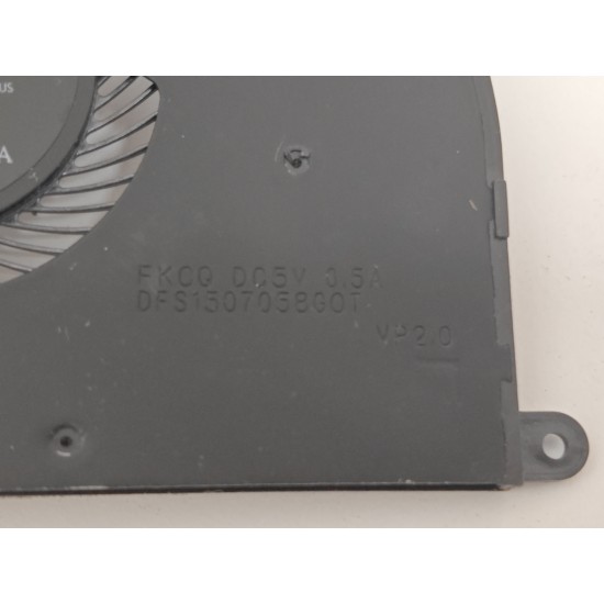 Cooler procesor Laptop Gaming, MSI, Razer Blade RZ09-0239, RZ09-02393W32, RZ09-02393E32-R3U1, DFS1507058G0T, FKCQ, 5V, 0.5A, CPU