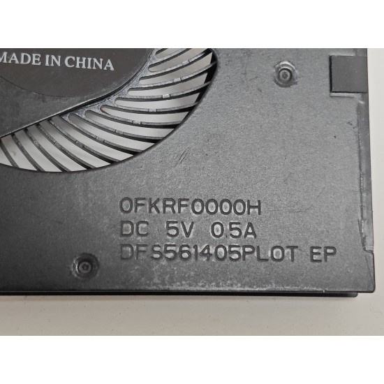 Cooler placa video Laptop Gaming, Razer Blade 15 Advanced 2018 RZ09-02385E71, RZ09-02385G71, RZ09-02386G91, RZ09-02386G92, RZ09-02386EM2, RZ09-02386E92, RZ09-02386E52, RZ09-02387E92, DFS561405PL0T EP, 0FKRF0000H, 12274334181210, 5V, 0.5A, GPU