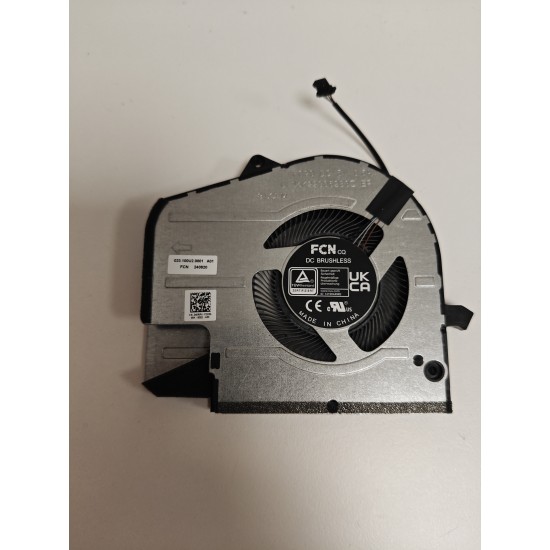 Cooler placa video Laptop, Dell, Inspiron 16 Plus 7630, P125F, P125F004, 40RPX, 040RPX, DFS5K22305283Z-FQ93, 023.100U2.0001, B9008ASHSF2200TN, 023.I00U2.0011, pentru RTX3050/4050, 5V, 0.5A, GPU