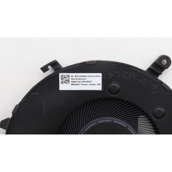 Cooler Laptop, Lenovo, Yoga 7 14IRL8 Type 82YL, 5F10S14101, DFS5K12B159A17-FQKC, HQ2330045E000, SF10R66613, 5V, 0.5A